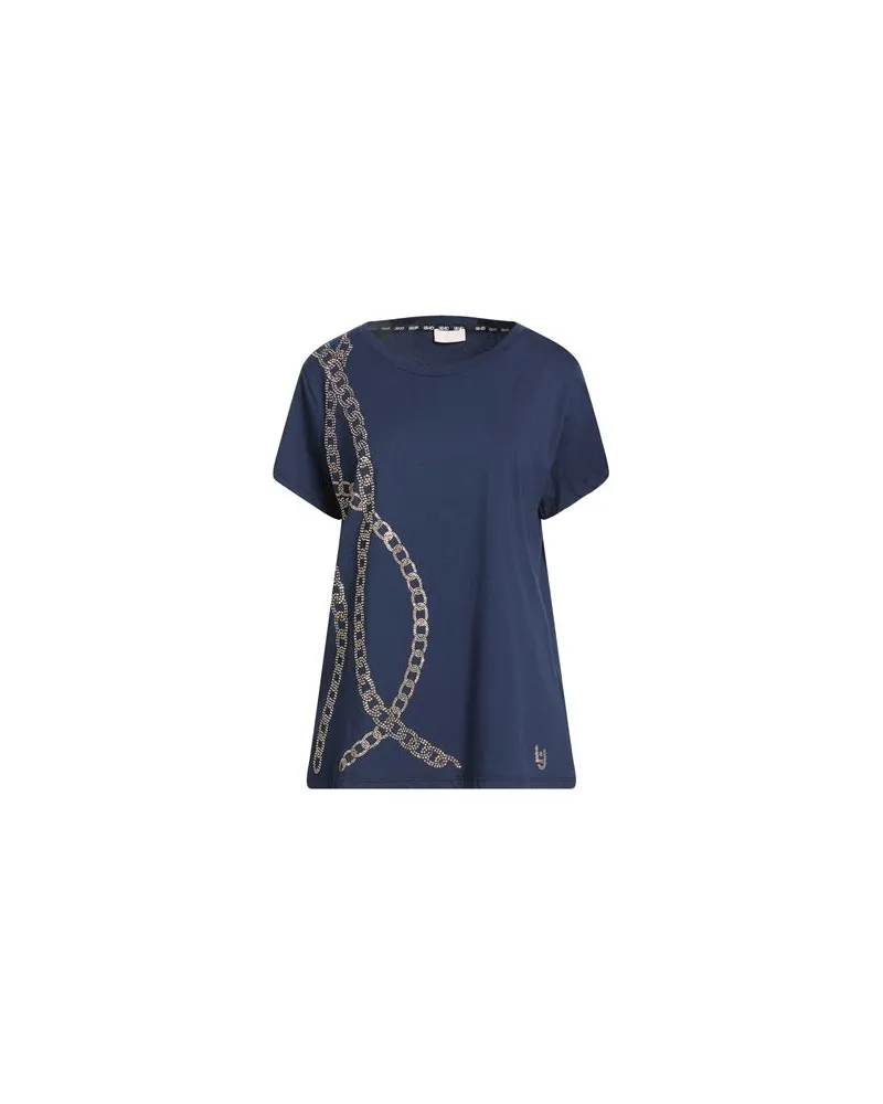 Liu Jo TOPS - T-shirtsauf YOOX.COM Marineblau
