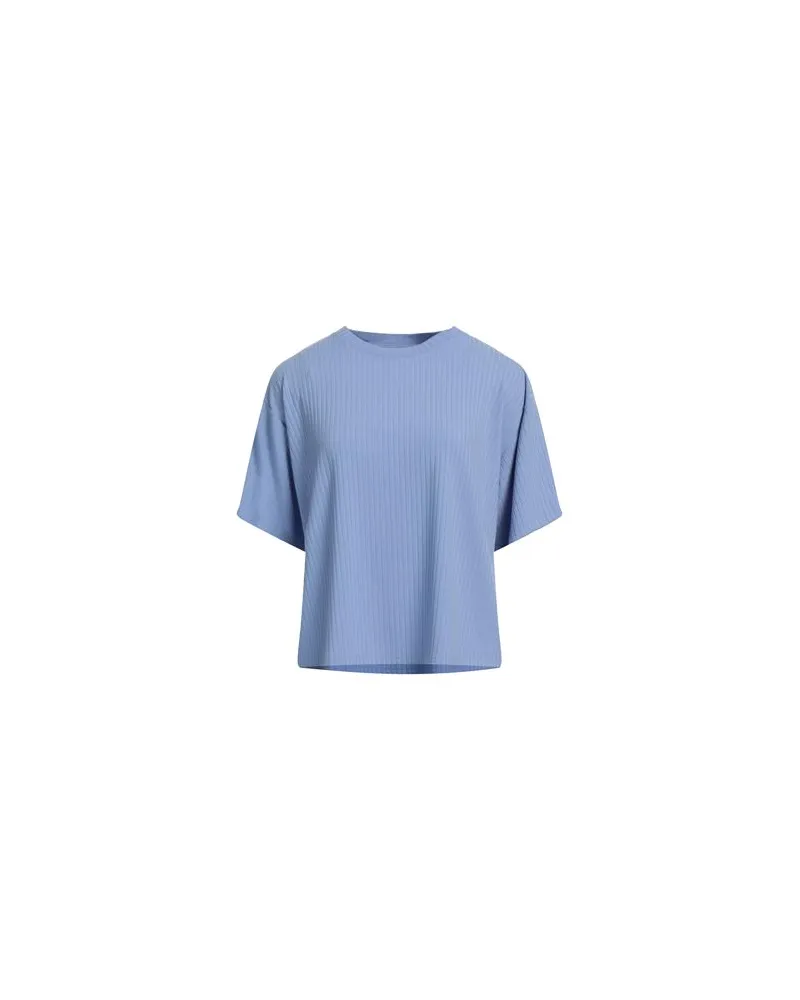 Pieces TOPS - T-shirtsauf YOOX.COM Hellblau
