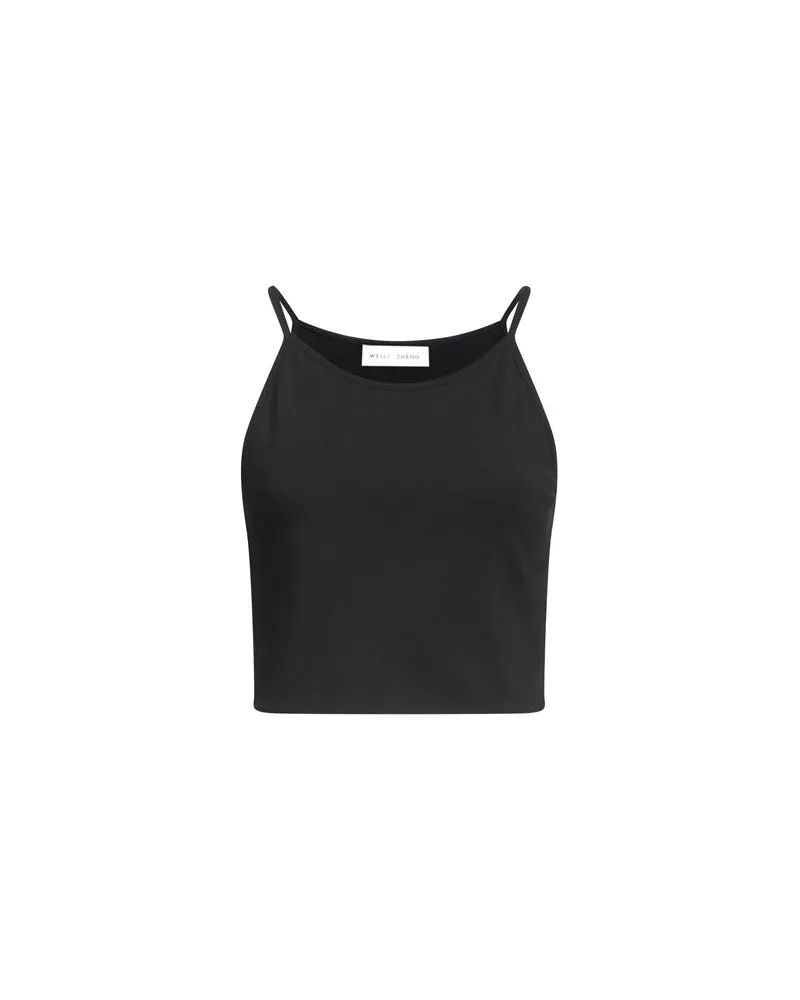 Weili Zheng TOPS - Topsauf YOOX.COM Schwarz