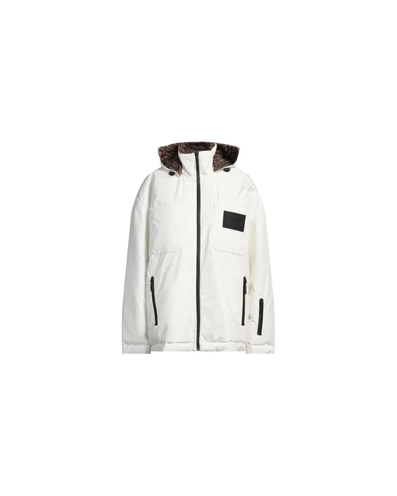 Fendi JACKEN & MÄNTEL - Pufferjacken & Daunenjackenauf YOOX.COM Elfenbein