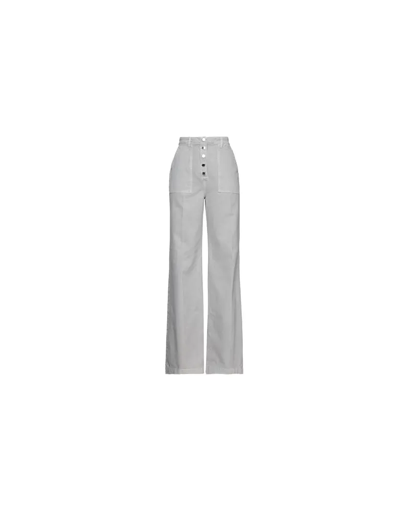 Elisabetta Franchi HOSEN & RÖCKE - Jeanshosenauf YOOX.COM Grau