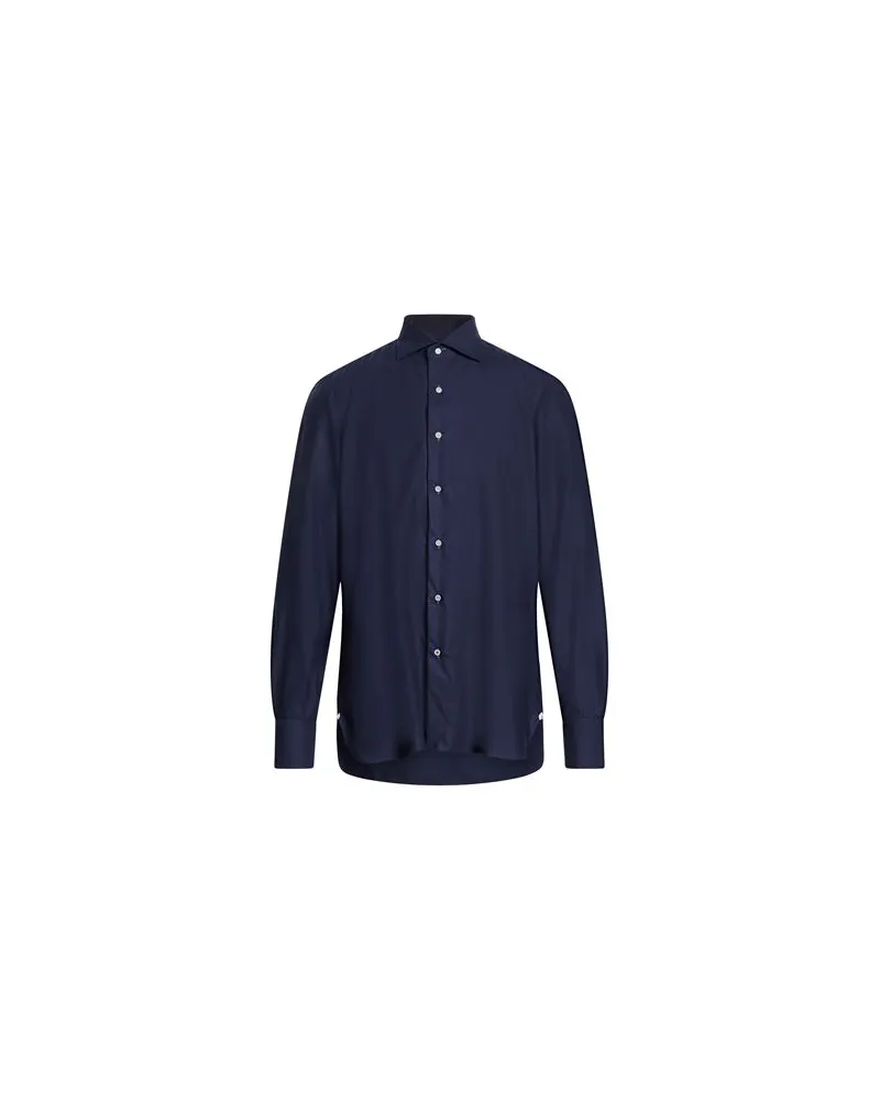Isaia TOPS - Hemdenauf YOOX.COM Nachtblau
