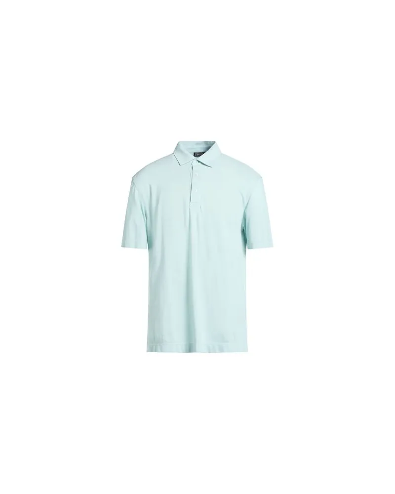 Ermenegildo Zegna TOPS - Poloshirtsauf YOOX.COM Himmelblau