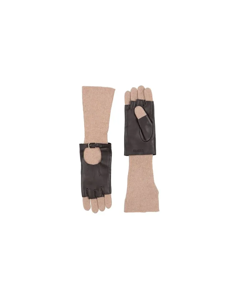 Sandro ACCESSOIRES - Handschuheauf YOOX.COM Kamel