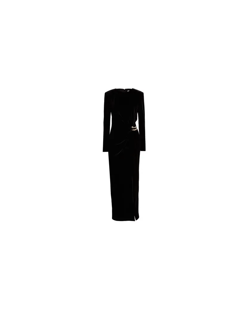 Self-Portrait KLEIDER - Maxi-Kleiderauf YOOX.COM Schwarz
