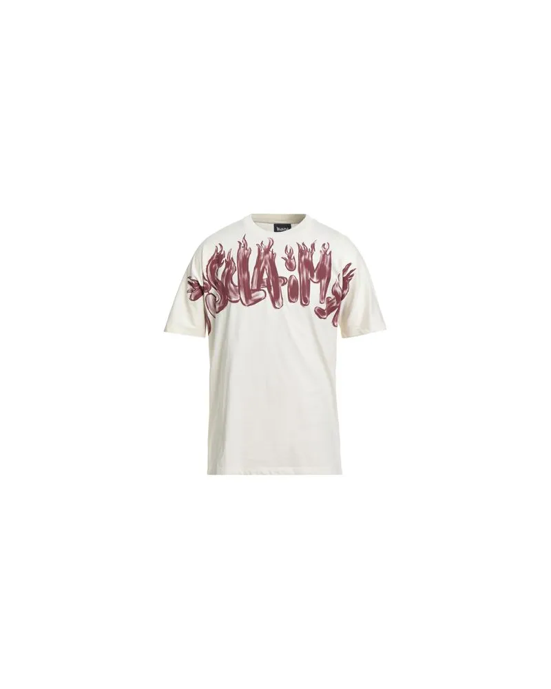 DISCLAIMER TOPS - T-shirtsauf YOOX.COM Elfenbein