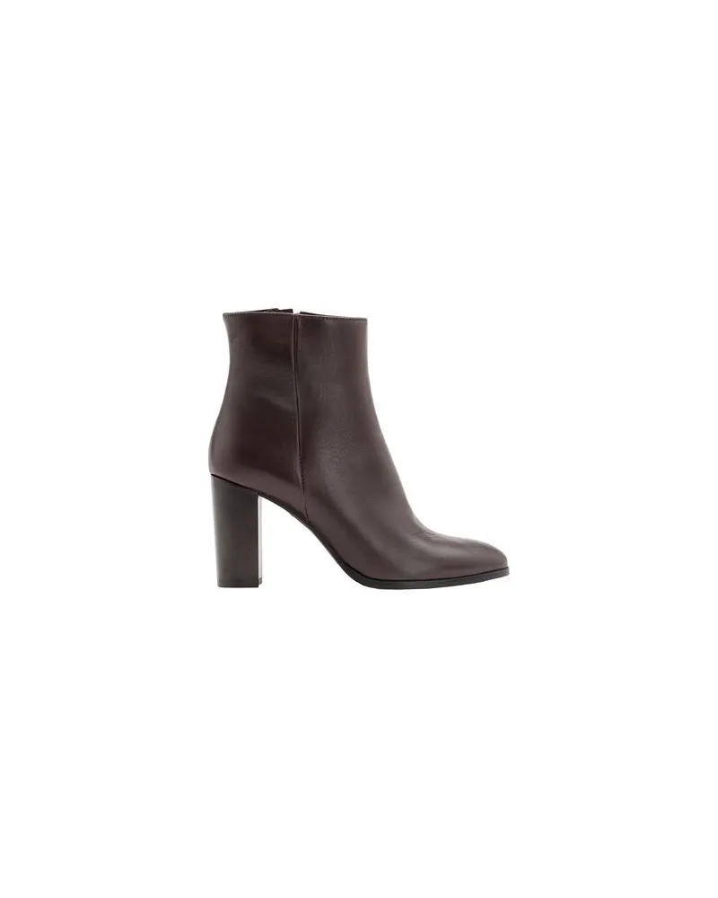 Leonardo Principi LEATHER HEELED ANKLE BOOTS - SCHUHE - Stiefelettenauf YOOX.COM Bordeaux