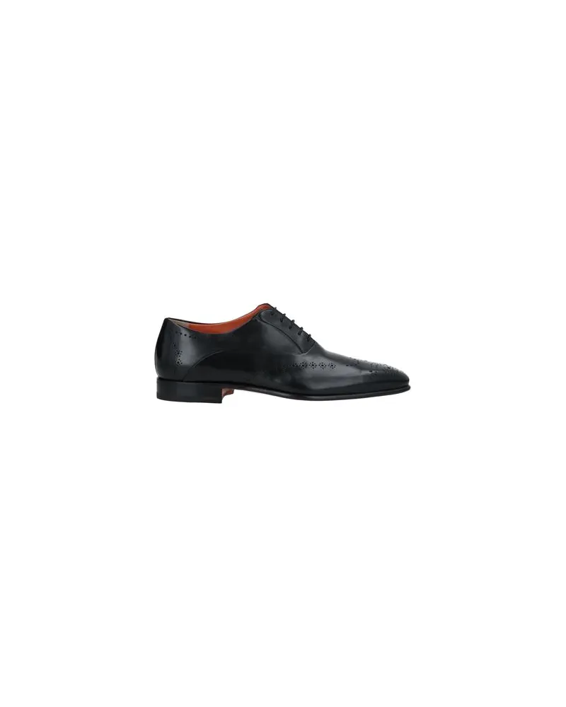 Santoni SCHUHE - Schnürschuheauf YOOX.COM Schwarz