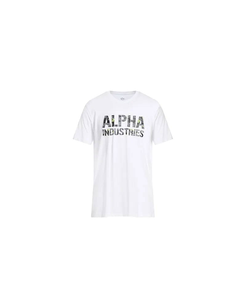 Alpha Industries TOPS - T-shirtsauf YOOX.COM Weiß