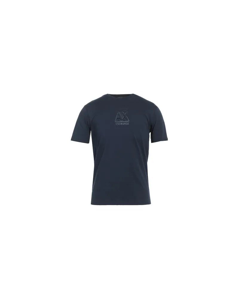 Armani Exchange TOPS - T-shirtsauf YOOX.COM Marineblau