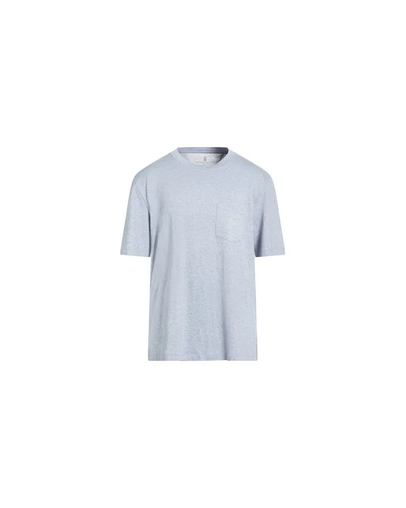 Brunello Cucinelli TOPS - T-shirtsauf YOOX.COM Hellblau