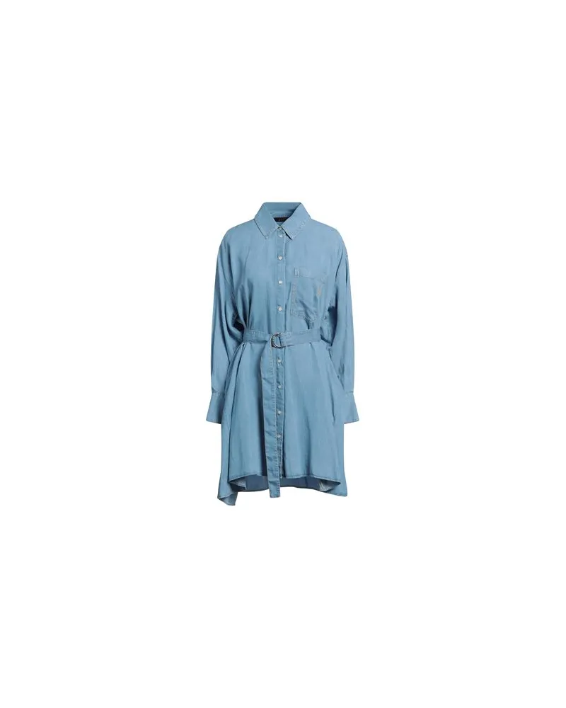 Actitude by Twinset KLEIDER - Mini-Kleiderauf YOOX.COM Blau