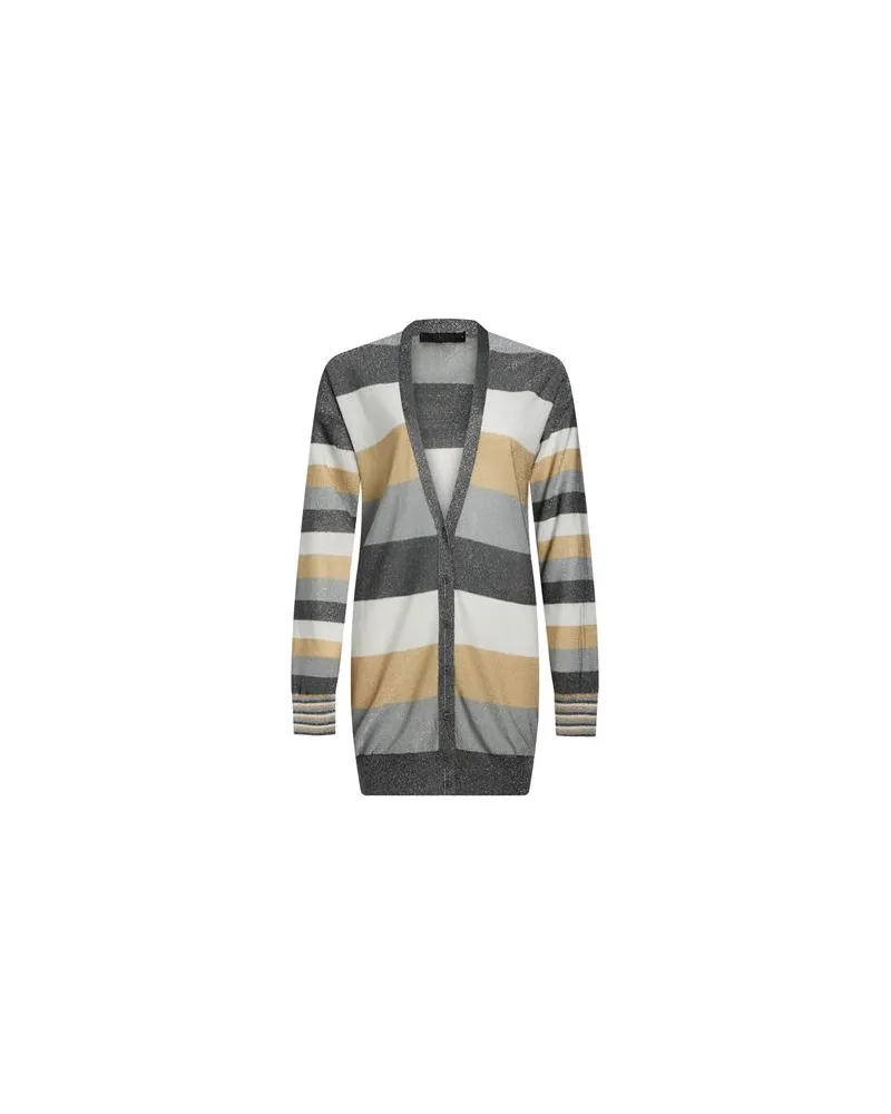 Pinko STRICKWAREN - Strickjackenauf YOOX.COM Silber