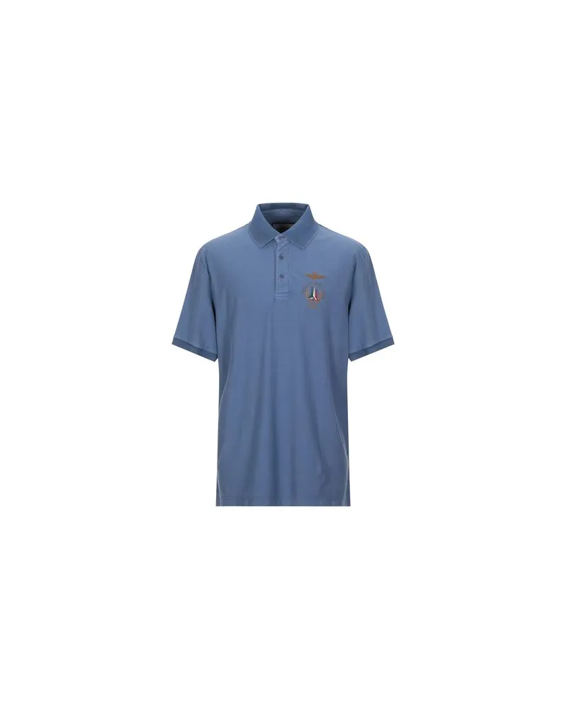Aeronautica Militare TOPS - Poloshirtsauf YOOX.COM Blaugrau
