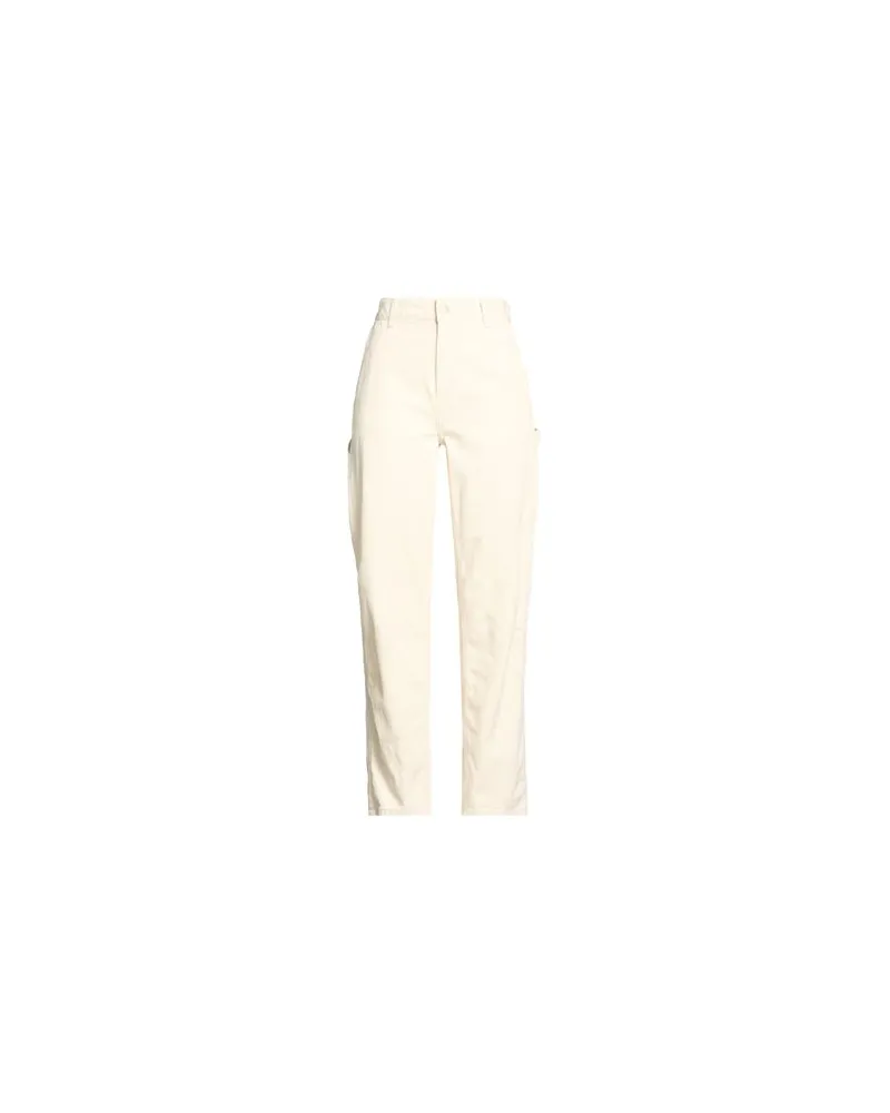 Carhartt WIP HOSEN & RÖCKE - Jeanshosenauf YOOX.COM Cremeweiß