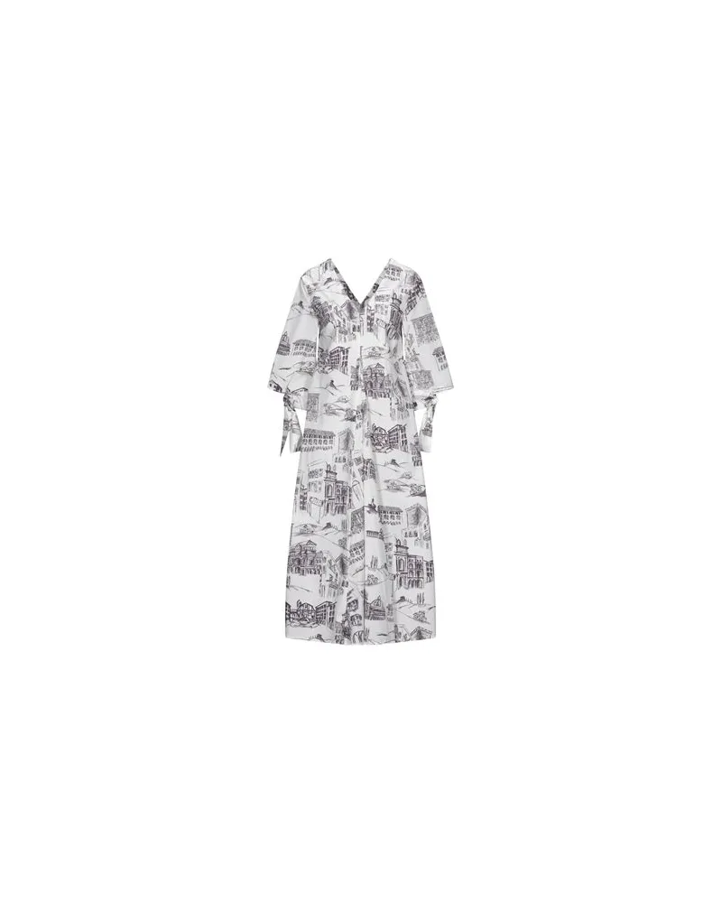 Liviana Conti KLEIDER - Midi-Kleiderauf YOOX.COM Weiß