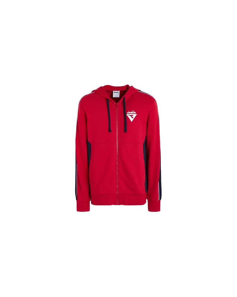 Diadora TOPS - Sweatshirtsauf YOOX.COM Rot