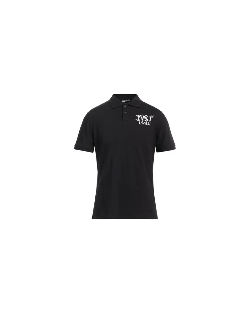 Just Cavalli TOPS - Poloshirtsauf YOOX.COM Schwarz