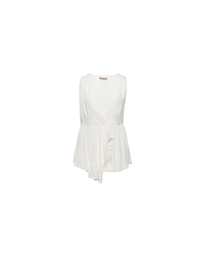 Twin-Set TOPS - Topsauf YOOX.COM Elfenbein