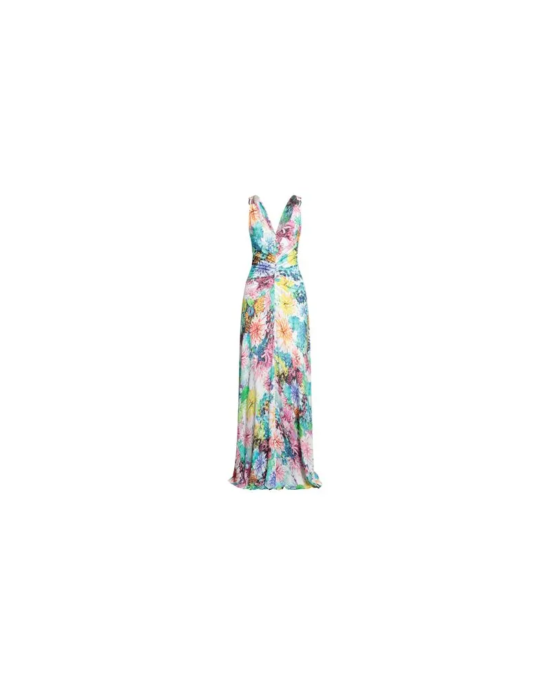 Just Cavalli KLEIDER - Maxi-Kleiderauf YOOX.COM Himmelblau