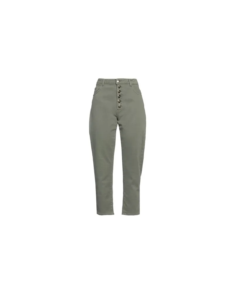 Jijil HOSEN & RÖCKE - Jeanshosenauf YOOX.COM Militärgrün