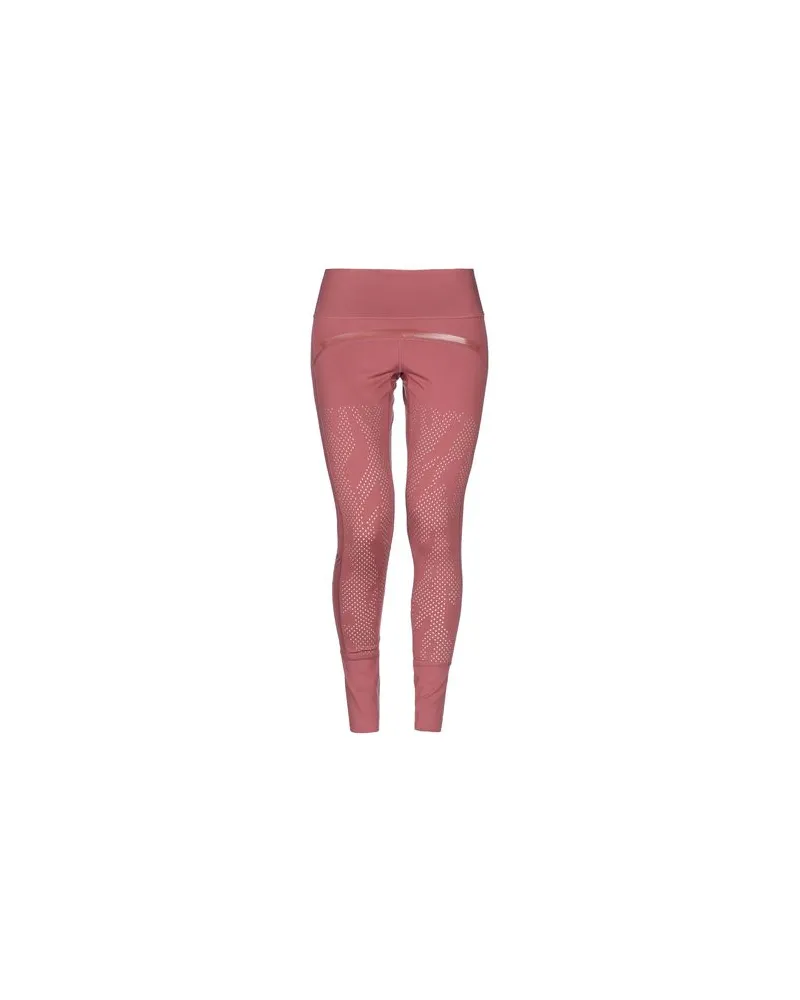 adidas HOSEN & RÖCKE - Leggingsauf YOOX.COM Ziegelrot