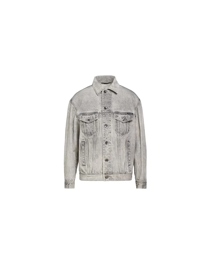 Dolce & Gabbana JACKEN & MÄNTEL - Jeansjacken/Mäntelauf YOOX.COM Grau