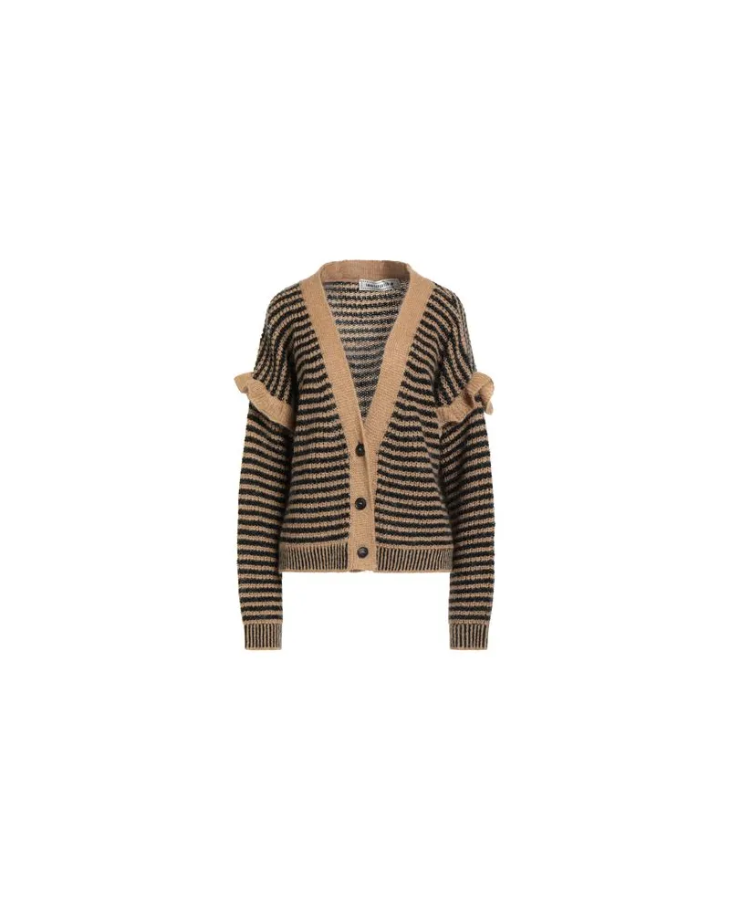 SHIRTAPORTER STRICKWAREN - Strickjackenauf YOOX.COM Kamel