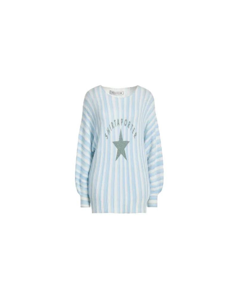 SHIRTAPORTER STRICKWAREN - Pulloverauf YOOX.COM Himmelblau