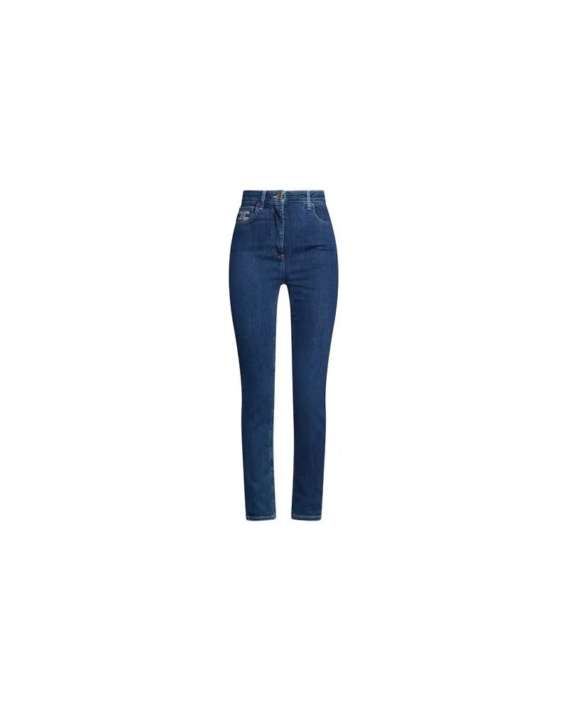 Elisabetta Franchi HOSEN & RÖCKE - Jeanshosenauf YOOX.COM Blau