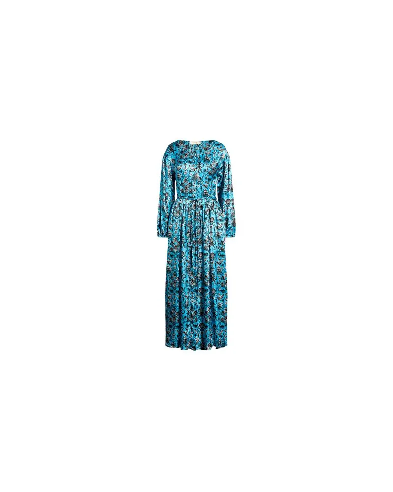 Jucca KLEIDER - Maxi-Kleiderauf YOOX.COM Azurblau