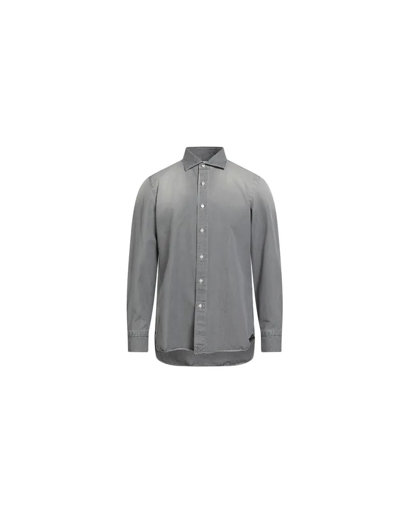 Finamore 1925 TOPS - Jeanshemdenauf YOOX.COM Grau