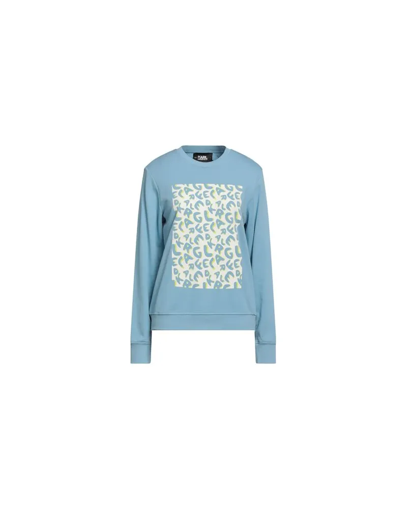 Karl Lagerfeld TOPS - Sweatshirtsauf YOOX.COM Hellblau