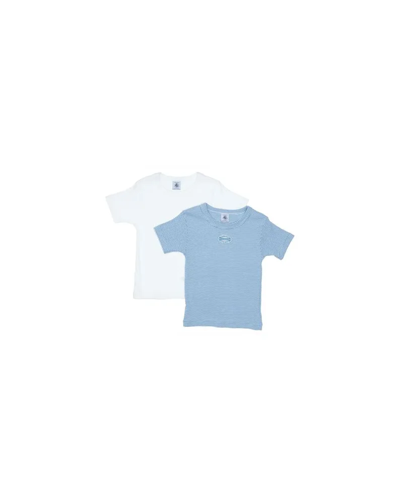 Petit Bateau TOPS - T-shirtsauf YOOX.COM Azurblau