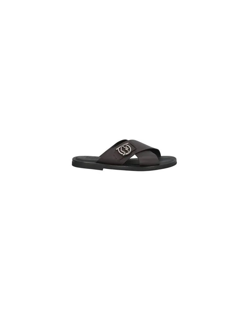 Ferragamo SCHUHE - Sandalenauf YOOX.COM Dunkelbraun