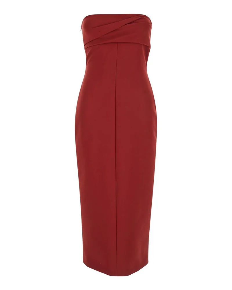 Philosophy Di Lorenzo Serafini Midi-Kleid Rot