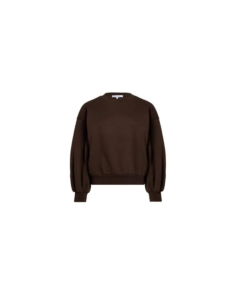Frame Denim TOPS - Sweatshirtsauf YOOX.COM Dunkelbraun
