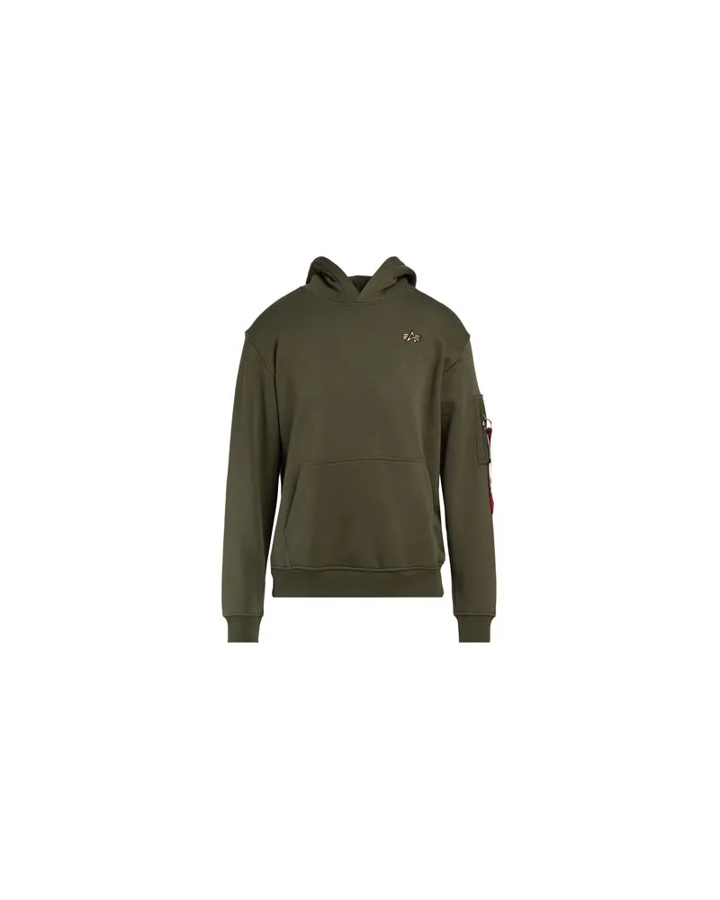 Alpha Industries TOPS - Sweatshirtsauf YOOX.COM Militärgrün