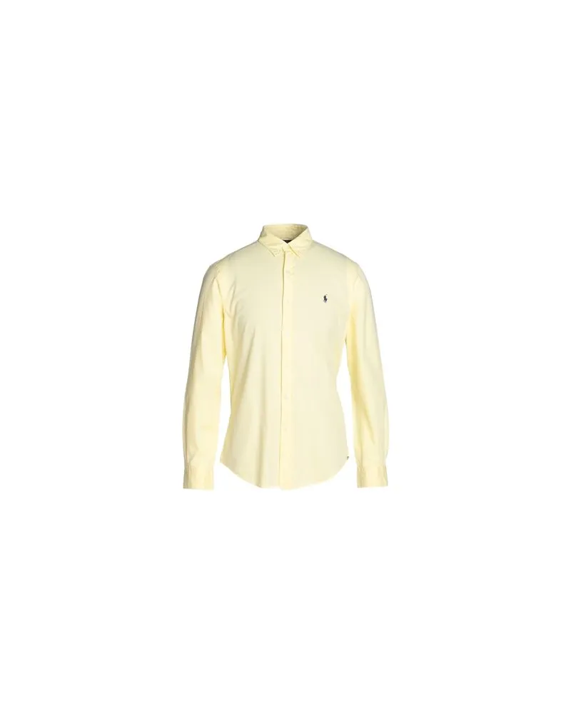 Ralph Lauren SLIM FIT TWILL SHIRT  - TOPS - Hemdenauf YOOX.COM Pastellgelb