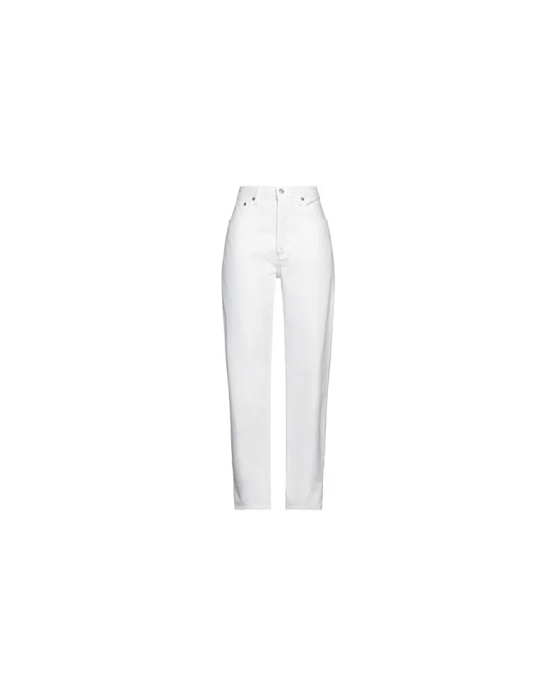 AGOLDE HOSEN & RÖCKE - Jeanshosenauf YOOX.COM Weiß