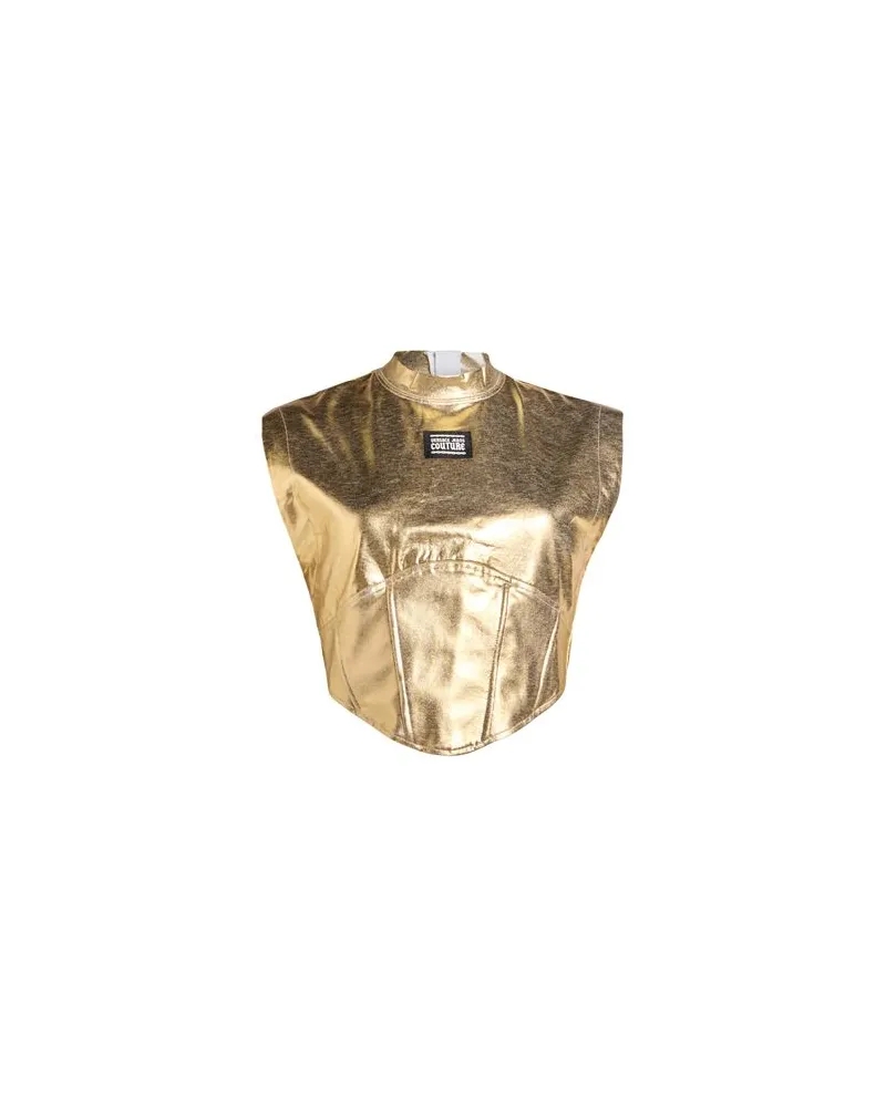 Versace Jeans TOPS - T-shirtsauf YOOX.COM Gold