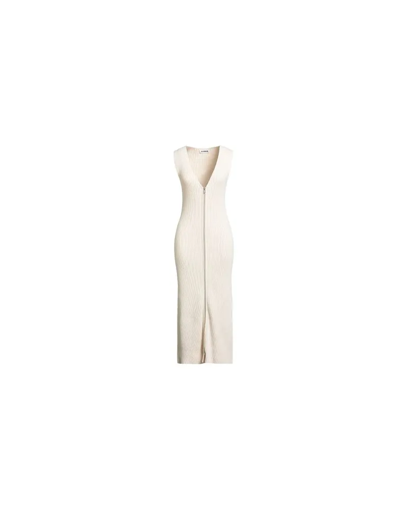 Jil Sander KLEIDER - Midi-Kleiderauf YOOX.COM Cremeweiß