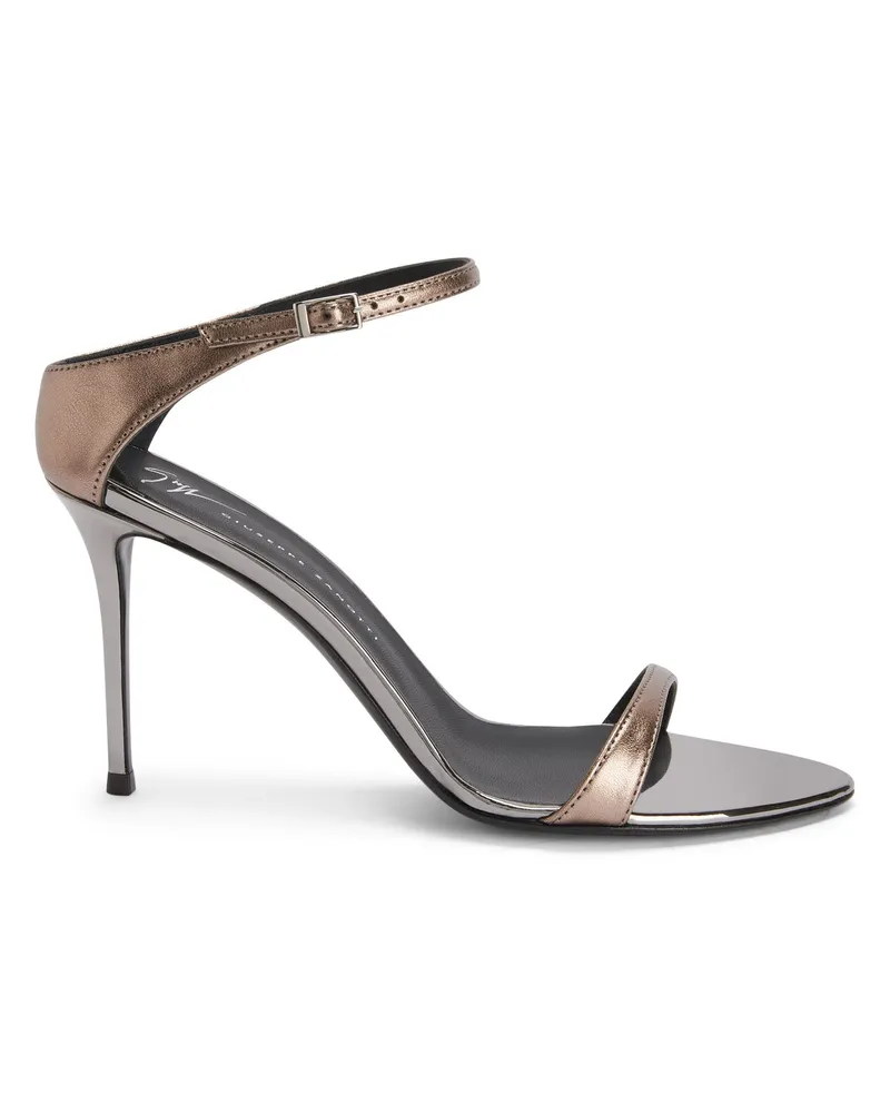 Giuseppe Zanotti Sandale Silber