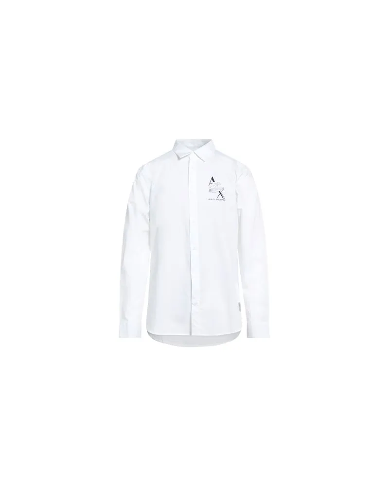 Armani Exchange TOPS - Hemdenauf YOOX.COM Weiß