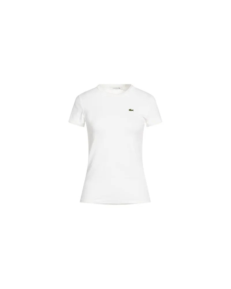 Lacoste TOPS - T-shirtsauf YOOX.COM Weiß