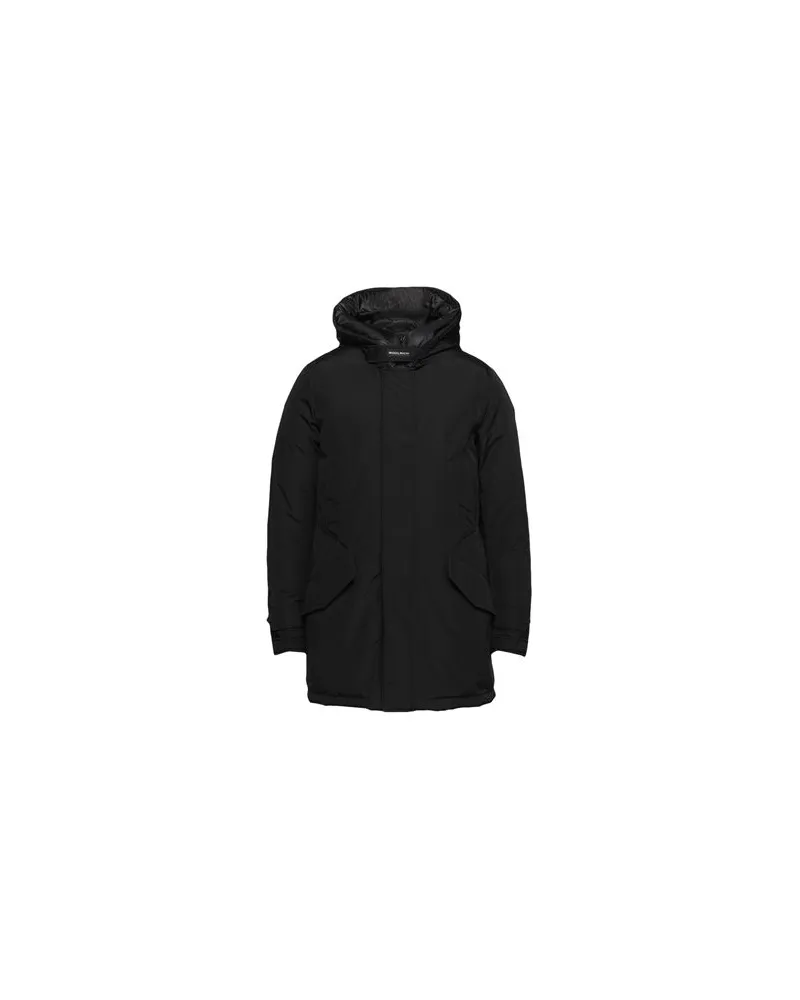 Woolrich POLAR HIGH COLLAR PARKA  - JACKEN & MÄNTEL - Pufferjacken & Daunenjackenauf YOOX.COM Schwarz
