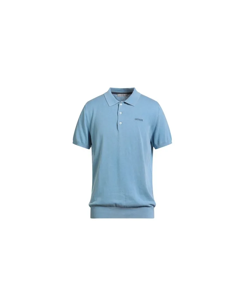 Guess STRICKWAREN - Pulloverauf YOOX.COM Hellblau