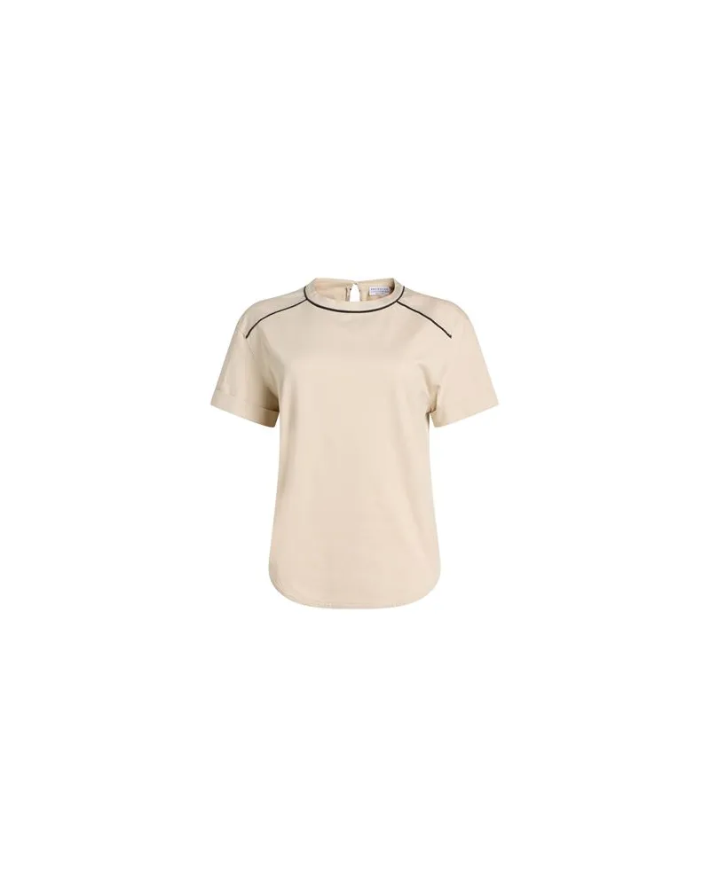 Brunello Cucinelli TOPS - T-shirtsauf YOOX.COM Beige