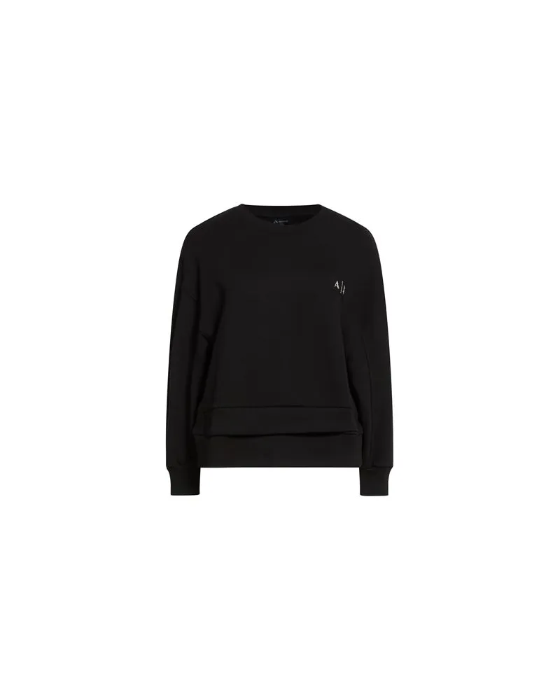 Armani Exchange TOPS - Sweatshirtsauf YOOX.COM Schwarz