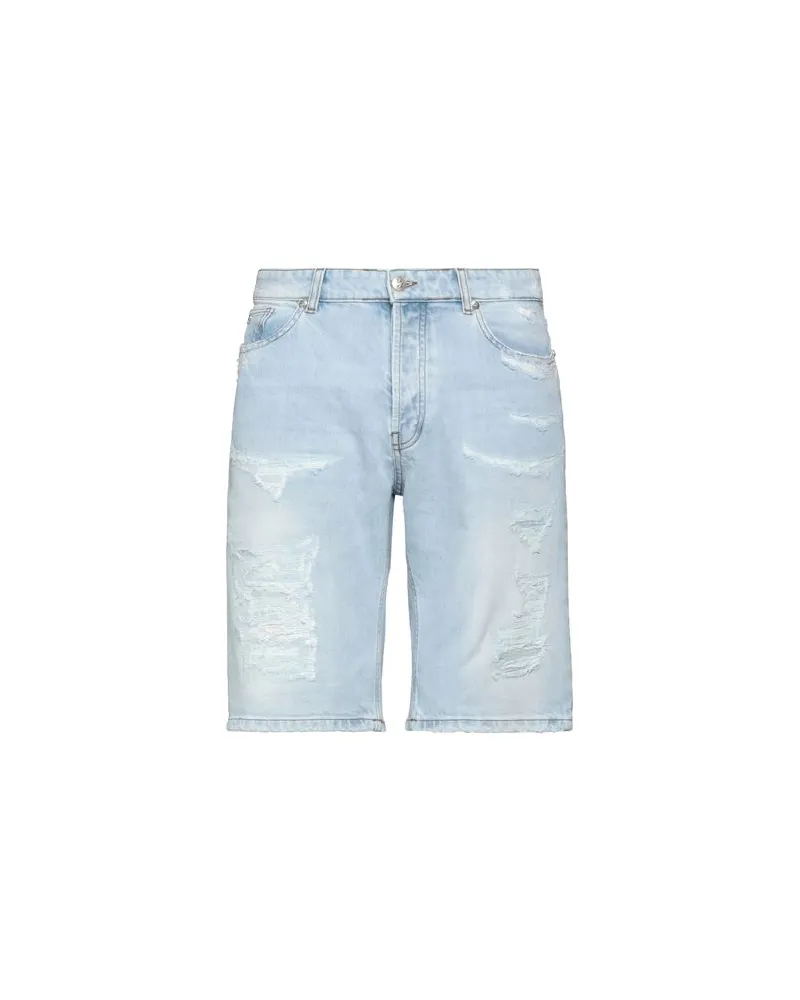 John Richmond HOSEN & RÖCKE - Jeansshortsauf YOOX.COM Blau